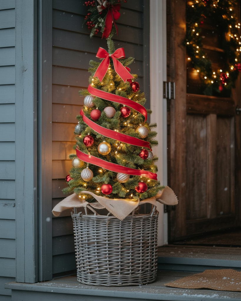 Christmas Outdoor Planter Ideas